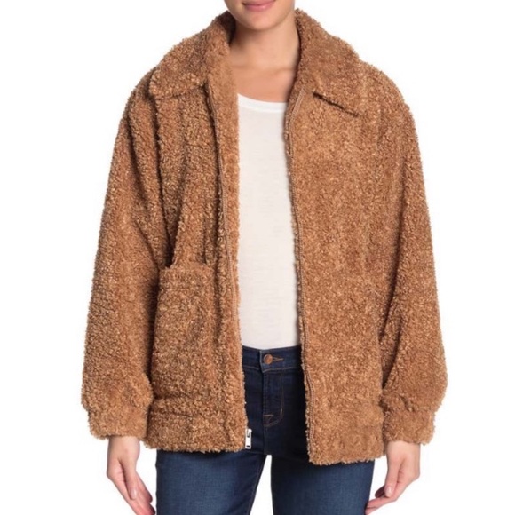 Faux Fur Teddy Bear Jacket Coat 